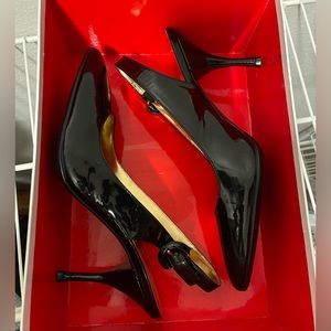 Coach Angela Soft Patent Slingback Pumps